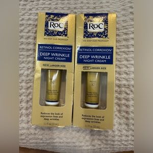 ROC retinol correxion deep wrinkle night cream 1.1 ounces new in box